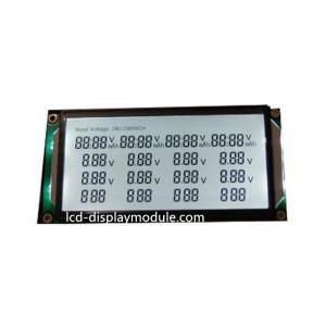 Three Lines Series TN LCD Panel Screen 52 Digits Monochrome Segment White LED