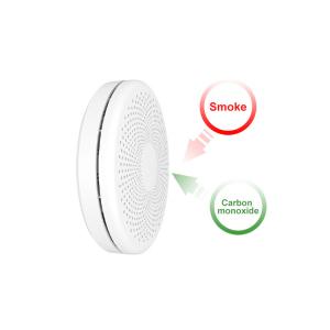 Combination Smoke CO Alarm With Test Button Photoelectric Smoke Alarm Detector