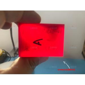 Red Color Titanium Doped Sapphire Doped Sapphire Single Crystal Lens For Laser Device