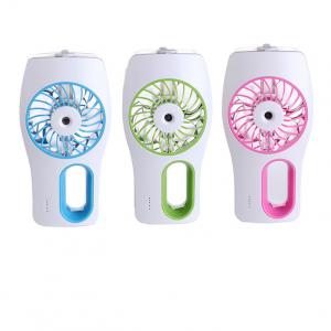 Personalized novelty gifts Handheld or desktop mist cooling air fan mini water mist fan dubai