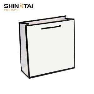 China Paper Bag White Shopping Paper Bag Custom supplier