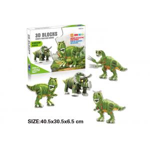 China Educational DIY 3D Building Blocks Children's Play Toys 350 Pcs Tyrannosaurus supplier