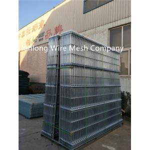 China Green Black Vinyl Coated Welded Wire Fencing For Sports Ground 200×50 Mm supplier