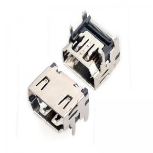 China 19 Pin Mini DP To HDMI Cable Connectors Adapter Type C Horizontal Socket Connector supplier