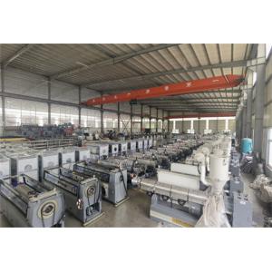 Plastic Cable Protecting Corrugated Pipe Extruder , PE Corrugated Pipe Making Machine