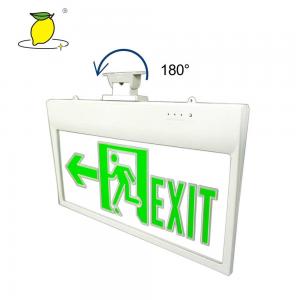 China ABS Frame Engraved Pattern 50hz LED Emergency Exit Sign supplier
