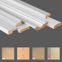 China FSC CC Mdf Pine Wood Moulding Decorative Wood Strips For Furniture on sale