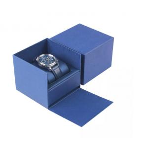 China Custom Square World Cover Mens Watch Jewelry Box With Pillow supplier