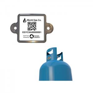 China Permanent LPG Cylinder Barcode Label For Managing Gas Clinder Chemical Resistance wholesale