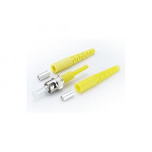 China Yellow Boot Fast Connect Fiber Connectors , ST / UPC 2.0mm Duplex Sc Fiber Optic Connector supplier