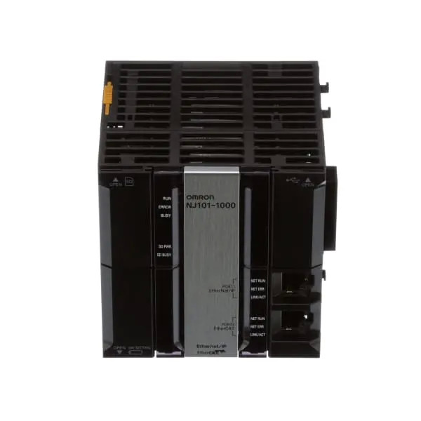 NJ101-1000 Controlador programável Omron com saídas de relé