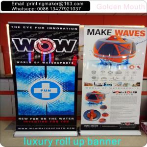 Scrolling Retractable Trade Show Banner For Exhibition