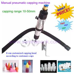 Handheld Pneumatic Capping Machine for Screw Caps Suitable for Different Cap Sizes