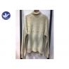 China Turtle Neck Pearl Studs Womens Knit Pullover Sweater Long Sleeves High Collar wholesale