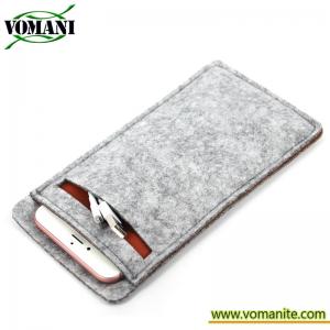 China Universal smart phone wallet leather bags Felt phone case for 5.5 iphone 6 plus supplier