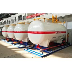 10CBM / 10000 Liters Gas LPG Tank With Dispenser Equipments And Scales
