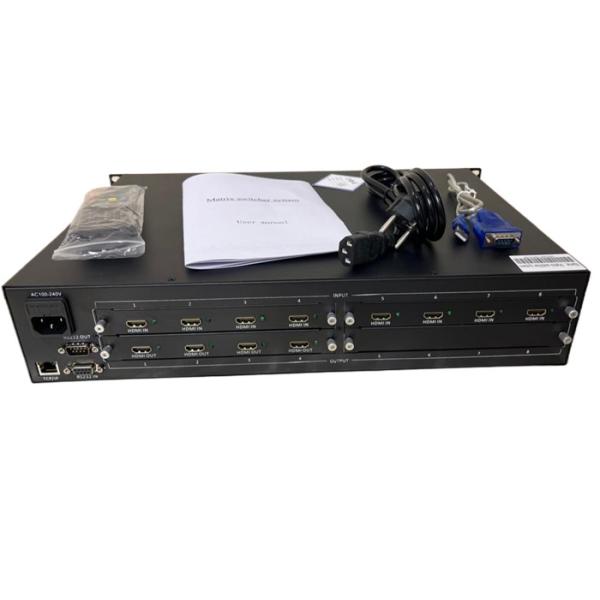 8 In 4 Out HDMI Matrix Switcher Efficiently Manage Multiple Devices