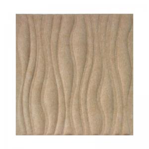 Nontoxic Durable 3D Acoustic Wall Panels , Flavorless Polyester Fiber Acoustic Board