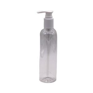 250ml PET Plastic Liquid Bottles with Ordinary Cover/ Pump Spray PET Collar Material