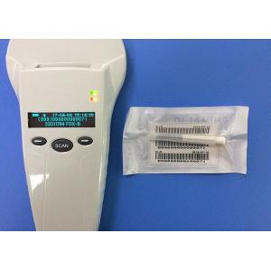 China Gray RFID Microchip Scanner Hand Held For Animal Management , 12 Hours Working Time supplier