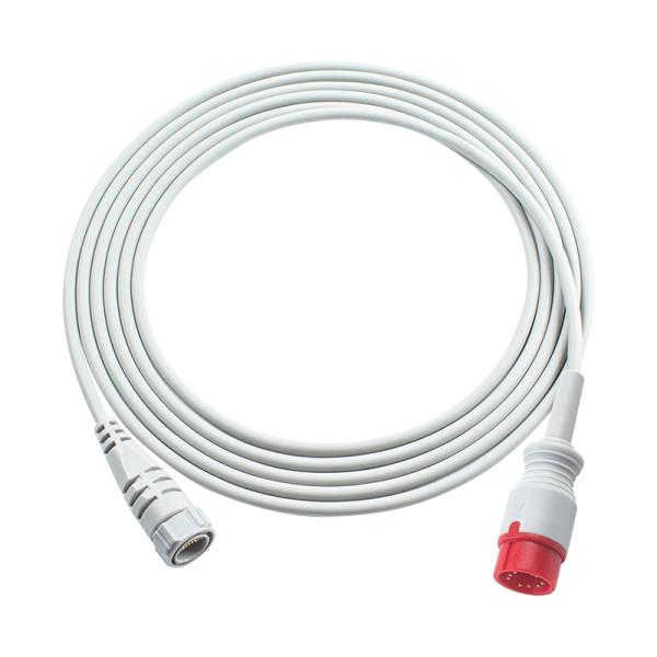 Câble d'extension adaptateur IBP Zoncare 8 broches vers Edward Argon BD Abbott BB PVB Utah Medex Mindray Connector