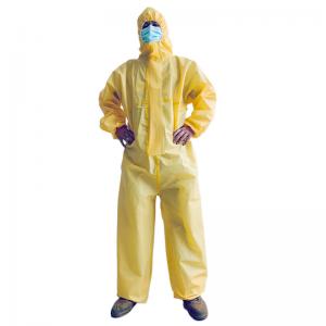 One Time Use Non Woven PE PP Disposable Coverall Type 3 4 Disposable Waterproof Suit