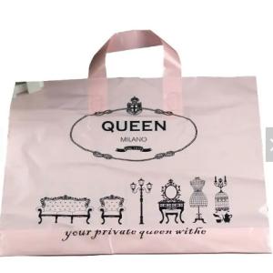 China 友好的なカスタマイズされた型抜きされたポリ袋支持できるパッチのハンドル袋Eco wholesale