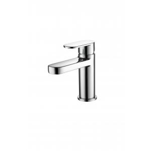 Chrome Brass Single-Hole Basin Mixer Faucet For Modern Style T8132W