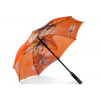 China Strong Windproof Golf Umbrellas Customized Logo Heat Transfer Printing on sale