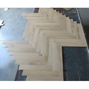 China White Oak Herringbone Engineered Parquet Flooring, Smoked, Color 04 supplier