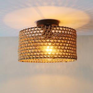 Industrial Style Retro Hallway Balcony Creative Personality Pendant Lamp Woven Ceiling Light