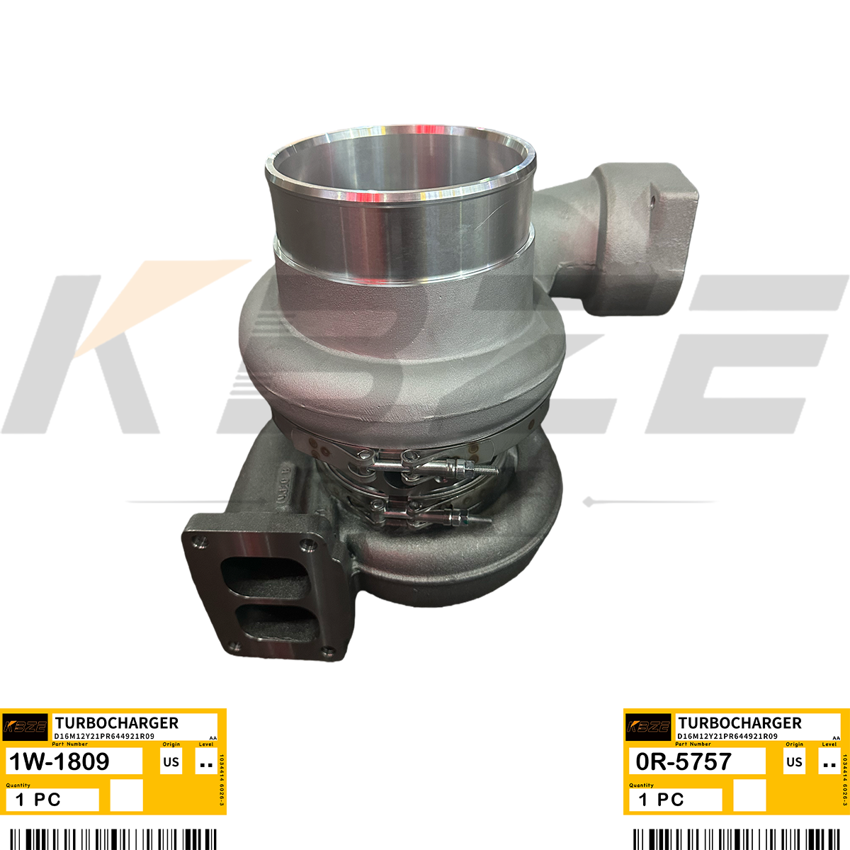 China KBZE 1W-1809 0R-5757 CATERPILLAR 3408 ENGINE TURBOCHARGER ASSY FOR 988B wholesale