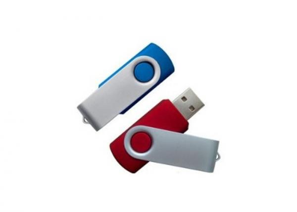 32GB Colorful Personalised USB Sticks , High Speed Swivel USB 2.0 Flash Memory