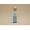 Free Samples Blue Color Essential Oil Glass Bottles With Bamboo Dropper