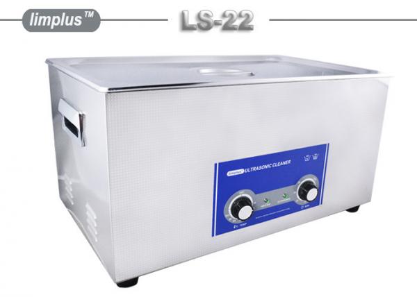 Heated 22 Liter Table Top Ultrasonic Cleaner Bath For Musical Instruments