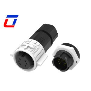 China Conector eléctrico de 6 pines de cable impermeable a la placa M19 Conectores circulares de plástico wholesale