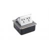 Aluminium Built - in Pop Up Floor Receptacle With Double Positions India Type