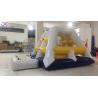 China Supplier Floating Inflatable Water Climbing Tower Toys with Blob and Slide wholesale