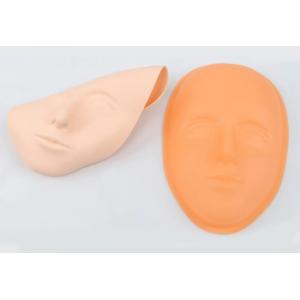 Yellow Soft Silicone Gel Face Practice Skin Plastic Hard Mold 3D Eyebrow Lip Microblading Accessories