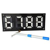 China Reflective 8.888 Digital 7 Segment Display Price Board For Gas Station on sale