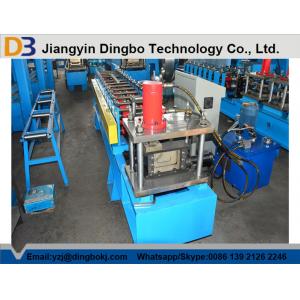China Light Steel Stud And Track Roll Forming Machine With Chain / Gear Box Driven System 45# Steel Rollers C Channel wholesale