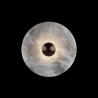 China Modern American Design Median Sconce Alabaster Stone Disk Shade LED Wall Lamp Mounted Home Office or Bedroom Light wholesale
