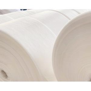 Pure White Non Woven Material 50gsm Filter Cotton Ethylene - Propylene