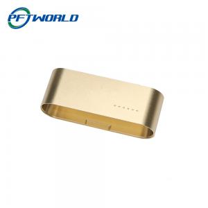 Gold Color Bending Sheet Metal Parts Precision Stainless Steel