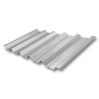China RAL9006 White Aluminum PPGI Roof Panels Sheet Trapezoidal Metal Roof And Cladding Galvanized Roof Panels Valspar PVDF on sale