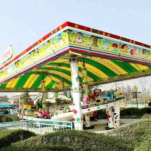 Kids Park Rides Mini Shuttle Ride Fiberglass Steel Material Height 1.95m