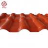 China Anti-corrosion plastic resin roof tejas red corrugated asa synthetic resin spanish house roofing tiles wholesale