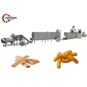 China Cheese Ball Puffed Corn Snack Making Machine Inverter Speed Controlling supplier