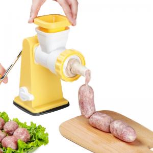 China Kitchen Manual Hand Operated Small Multifunctional Plastic Mince Meat Machine supplier