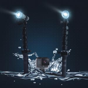 Camera Handheld Stabilizer Shooting Kit With Diving Flashlights For GoPro 4 5 3 SJCAM SJ4000 Xiaomi Yi 4K Eken H9